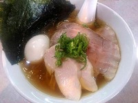 麺道 夢幻「鶏つけ麺&半ライス」@中野市