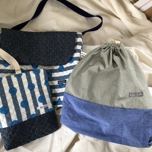 オーダー　✳︎  絵本バッグとお着替え袋と上履き袋