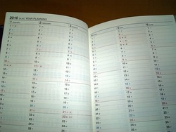 2010スケジュール帳