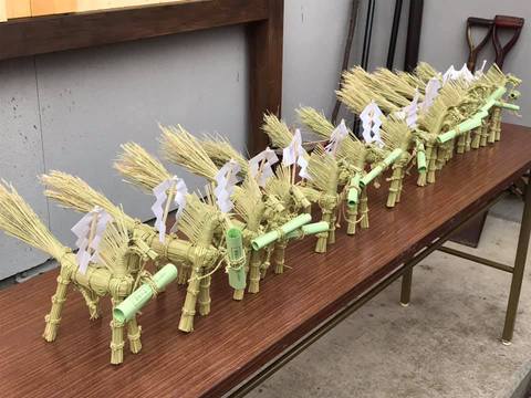 桐原牧神社、春季例大祭、わら駒祭りに行ってきました。 桐原牧神社、春季例大祭、わら駒祭りに行ってきました。