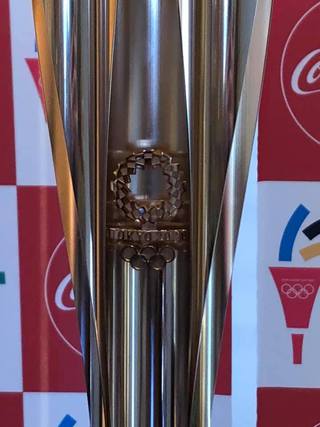 東京オリンピックの聖火リレーのトーチを見学してきました! 東京オリンピックの聖火リレーのトーチを見学してきました!