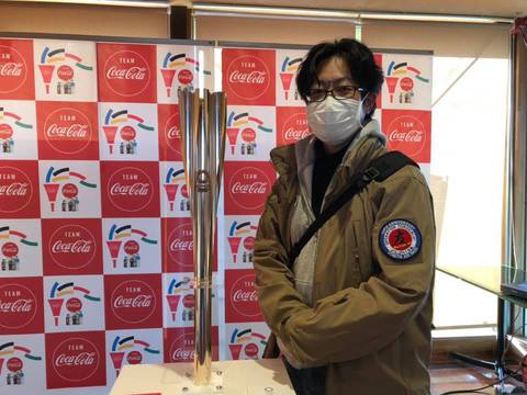東京オリンピックの聖火リレーのトーチを見学してきました! 東京オリンピックの聖火リレーのトーチを見学してきました!