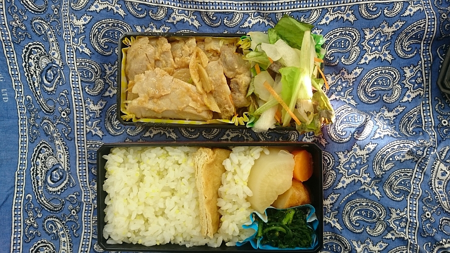 豚テキとサラダの弁当 豚テキとサラダの弁当