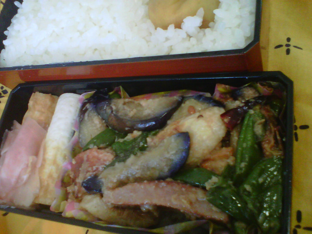 ナスとポークのチャンプルー風弁当 ナスとポークのチャンプルー風弁当