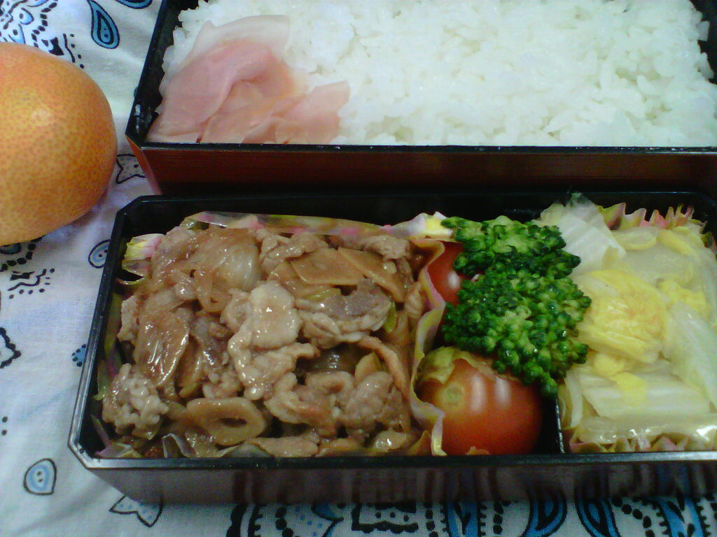 焼肉弁当みかん付き 焼肉弁当みかん付き