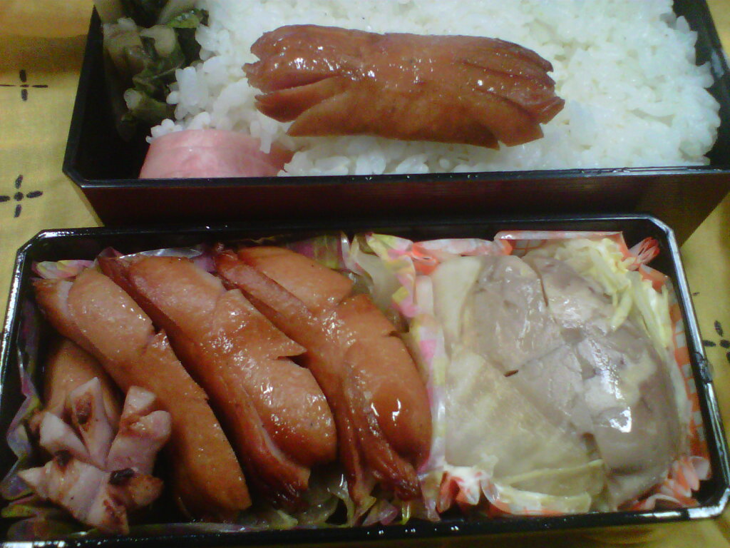 豪華カニ弁当(ソーセージ弁当) 豪華カニ弁当(ソーセージ弁当)