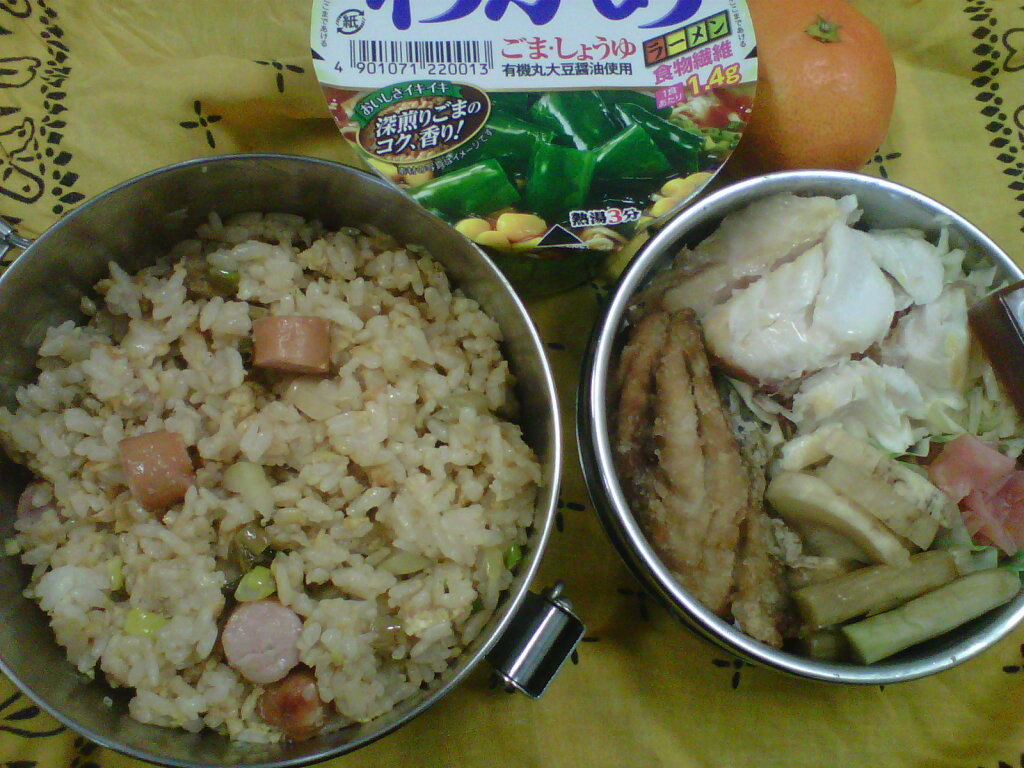 自家製野沢菜漬チャーハン弁当 自家製野沢菜漬チャーハン弁当