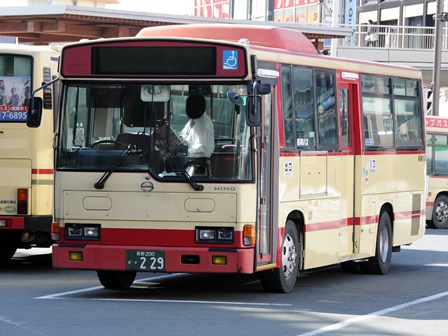 229、長電バス、レインボー、長野駅