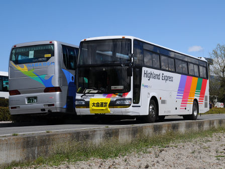 アルピコ、セレガR、長電バス、エアロクィーン、南長野運動公園 アルピコ、セレガR、長電バス、エアロクィーン、南長野運動公園