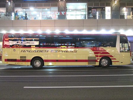 1273、長電バス、エアロエース、長野駅