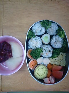 今週の上チビお弁当