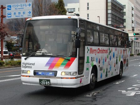 クリスマスバスのイブ運行はなんと！