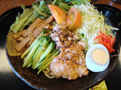 『御食事処 山どり』一歩先行く冷やし中華 『御食事処 山どり』一歩先行く冷やし中華