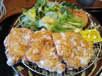 お食事処 山どり『鶏から定食(3貫)』 お食事処 山どり『鶏から定食(3貫)』