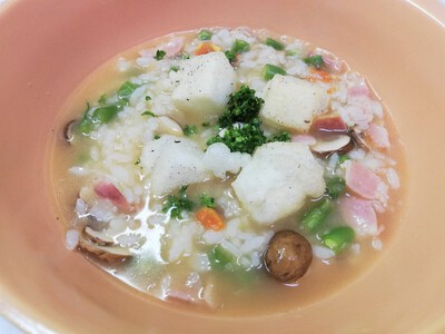 揚げ餅リゾット 揚げ餅リゾット