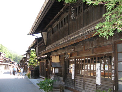 旧中山道の奈良井宿