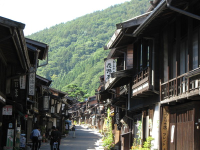 旧中山道の奈良井宿