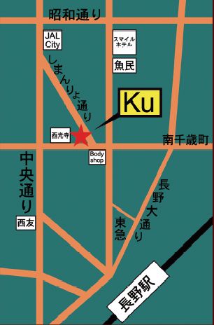 Kuへの地図