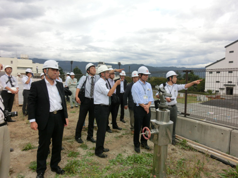 １０月１０日　岡谷酸素太陽光発電所 SUWACO Labo第２回 現場見学会