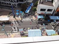 2つのイベントの賑わい