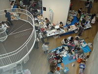2つのイベントの賑わい