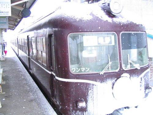 暑いので真冬の列車を･･･