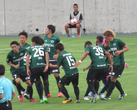 長野県サッカー協会 創立70周年記念試合 山雅対長野パルセイロ