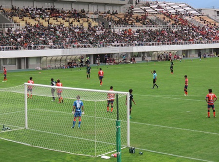 長野県サッカー協会 創立70周年記念試合 山雅対長野パルセイロ