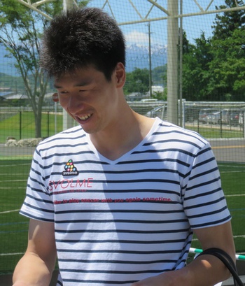 松本山雅の選手達にサインをもらいました！！