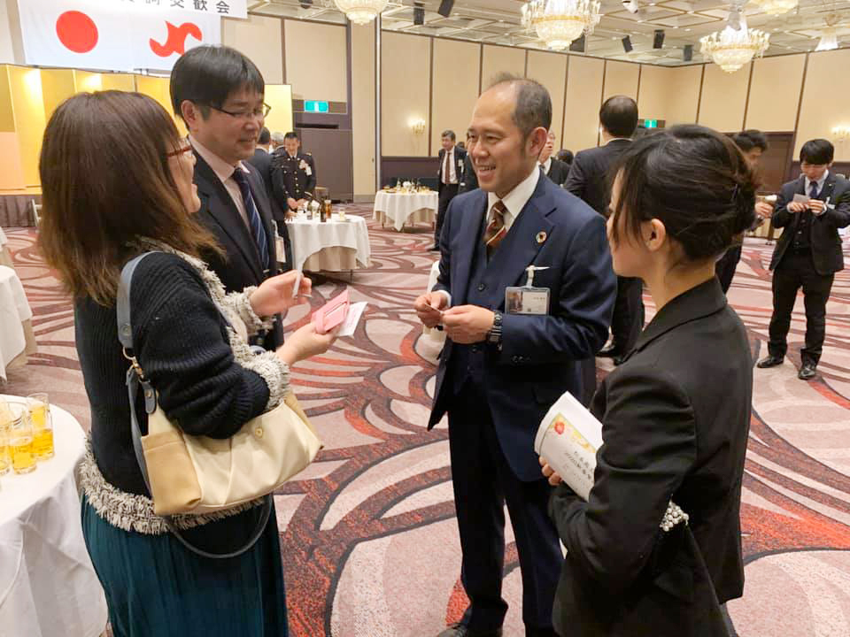 賀詞交歓会に集う 賀詞交歓会に集う