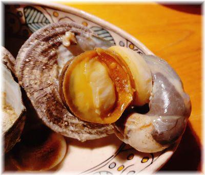 小豆島のアワビ&サザエと山形の日本酒「住吉」 小豆島のアワビ&サザエと山形の日本酒「住吉」