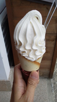 HEIGOROのソフトクリーム。