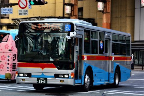 【長電バス】 記念バス1号車がヘッドマークなしの姿で運行！