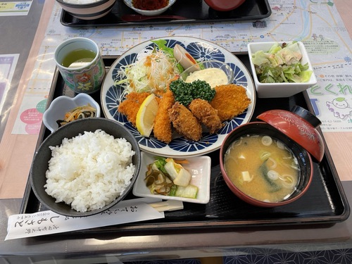 お食事処しもさと しもさと膳&ミックスフライ定食 @北安曇郡池田町グルメ お食事処しもさと しもさと膳&ミックスフライ定食 @北安曇郡池田町グルメ