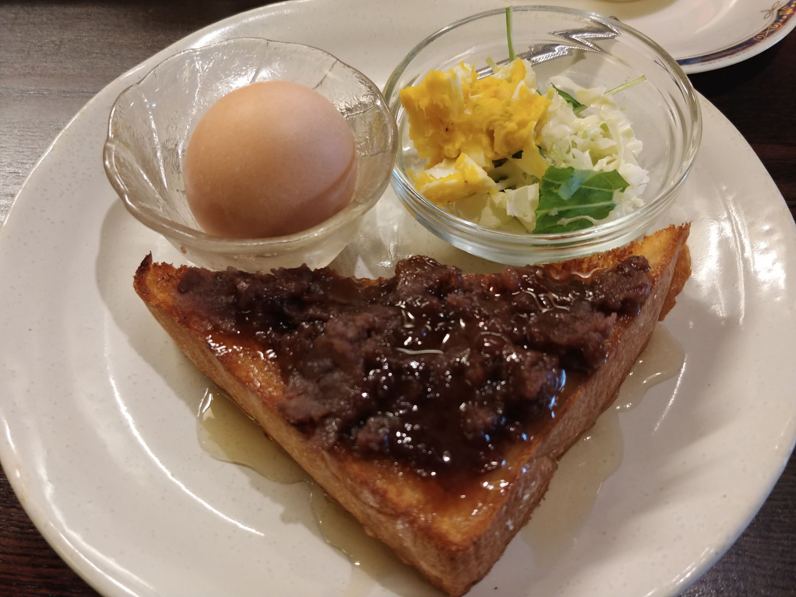 純喫茶 ピーナッツ ハニー小倉モーニングセット @北松本駅前朝食グルメ 純喫茶 ピーナッツ ハニー小倉モーニングセット @北松本駅前朝食グルメ