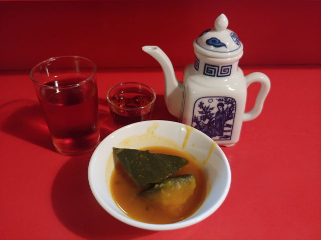 湖州軒 麻婆豆腐&コーンスープ&紹興酒 @松本市町昼呑み中華ランチグルメ 湖州軒 麻婆豆腐&コーンスープ&紹興酒 @松本市町昼呑み中華ランチグルメ