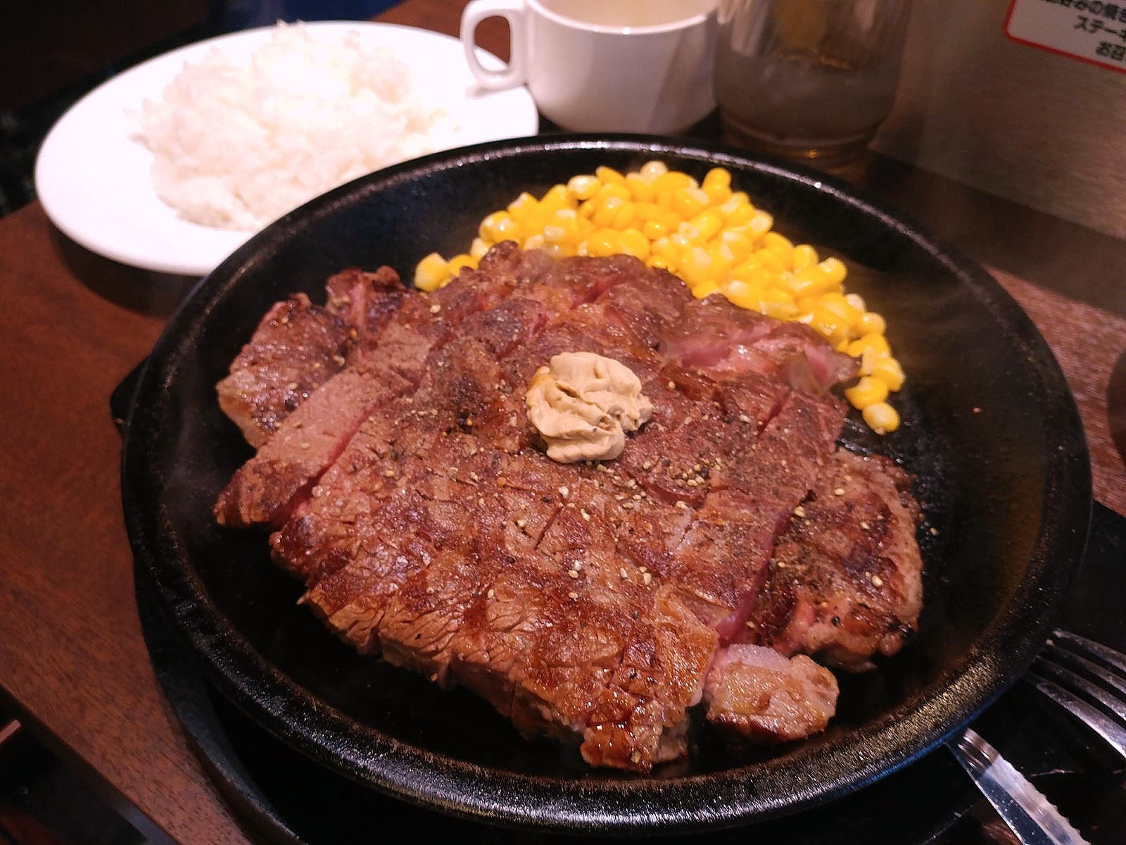 いきなりステーキ大町店 ワイルドステーキ450グラム @大町市ランチグルメ いきなりステーキ大町店 ワイルドステーキ450グラム @大町市ランチグルメ
