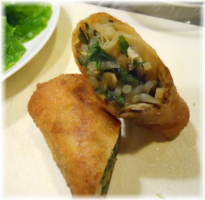 秋だけど春巻き