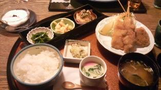 串かつ晩ご飯