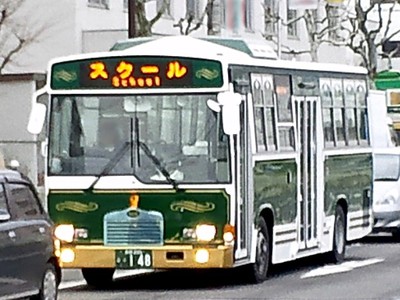 【川中島バス】 新・びんずる号に緑色登場！