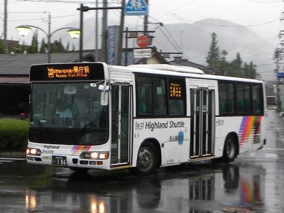 【川中島バス】 松代本線の40186号車＠松代駅