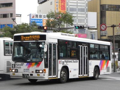 【川中島バス】 朝の車両運用の妙（その2）