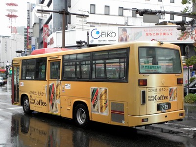 【長電バス】 金色に輝く229号車の新ラッピング