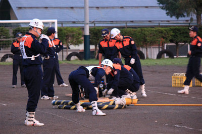 第8回上田市消防団消防ポンプ操法・ラッパ吹奏大会 6月23日に行われる