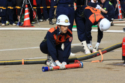 第8回上田市消防団消防ポンプ操法・ラッパ吹奏大会 6月23日に行われる