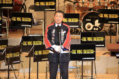 音楽隊定期演奏会に15分団出動!