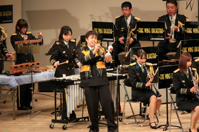音楽隊定期演奏会に15分団出動!