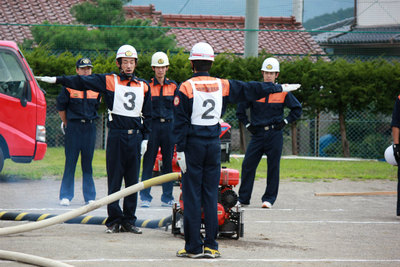 上田市消防団第15分団第2回分団大会(訓練)