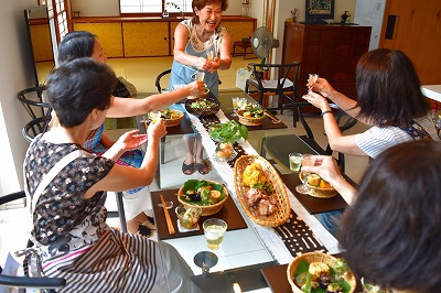 ８月の料理教室「暑い夏の和のご飯」