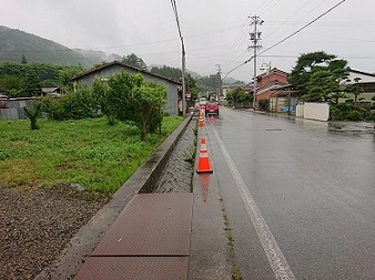 水位下がる 水位下がる